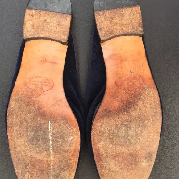 Vintage Stubs & wootton velour loafers - Picture 7 of 7